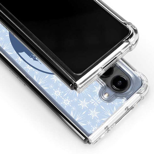 Disney Frozen II Elsa Silhouette Galaxy Z Fold5 5G Clear Case