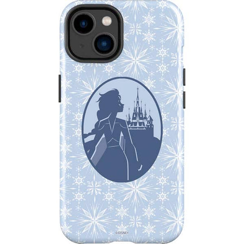 Disney Frozen II Elsa Silhouette iPhone 15 Impact Case