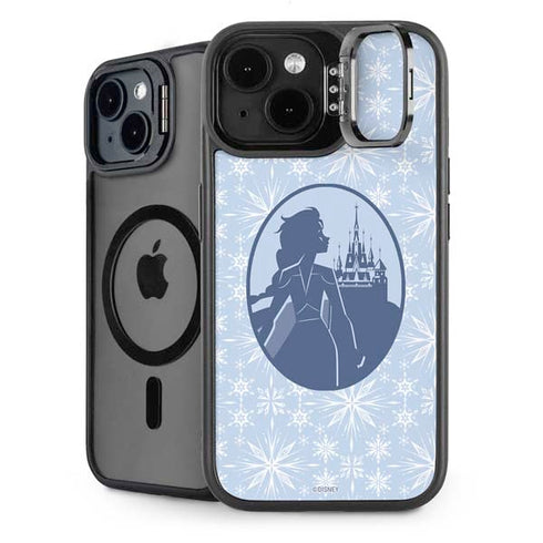 Disney Frozen II Elsa Silhouette iPhone 15 Plus Kickstand Case