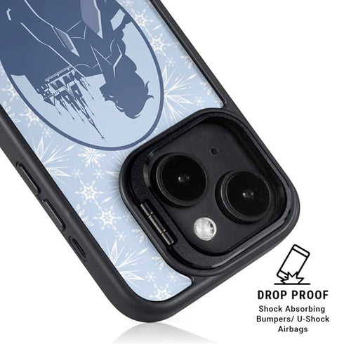 Disney Frozen II Elsa Silhouette iPhone 15 Plus Kickstand Case