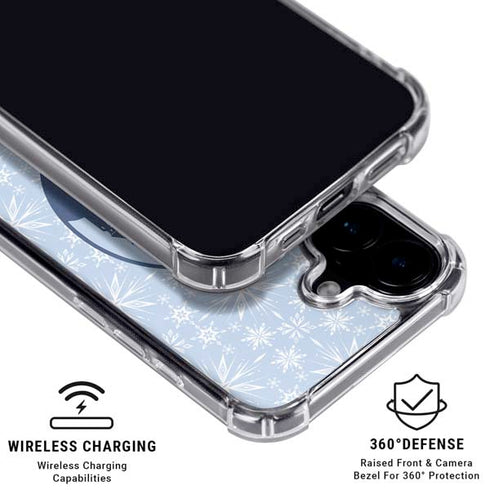 Disney Frozen II Elsa Silhouette iPhone 16 Clear Case
