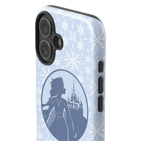 Disney Frozen II Elsa Silhouette iPhone 16 Impact Case