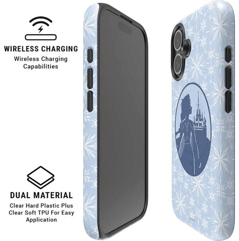 Disney Frozen II Elsa Silhouette iPhone 16 Magsafe Impact Case