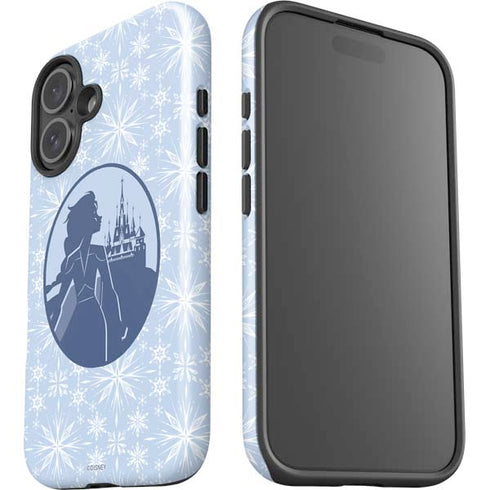 Disney Frozen II Elsa Silhouette iPhone 16 Plus Impact Case