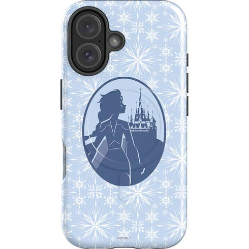 Disney Frozen II Elsa Silhouette iPhone 16 Plus Magsafe Impact Case
