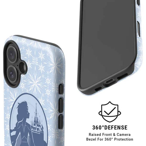 Disney Frozen II Elsa Silhouette iPhone 16 Plus Magsafe Impact Case