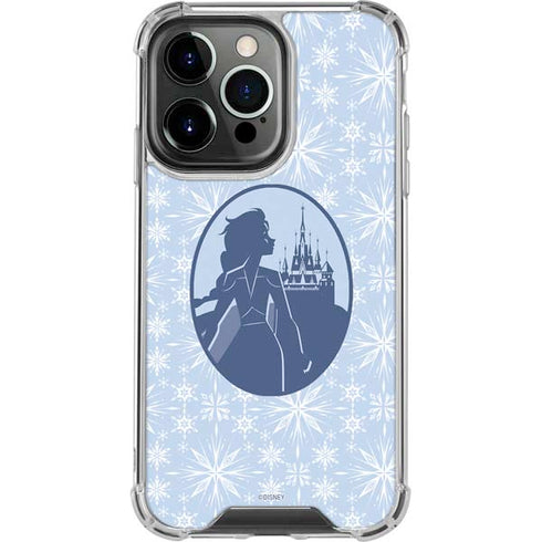 Disney Frozen II Elsa Silhouette iPhone 16 Pro Max Clear Case