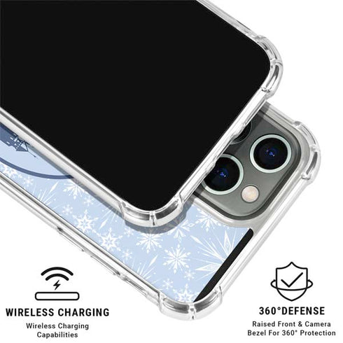 Disney Frozen II Elsa Silhouette iPhone 16 Pro Max Clear Case