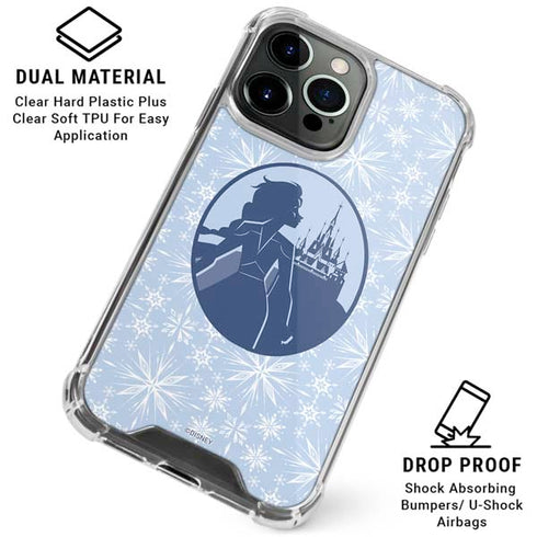 Disney Frozen II Elsa Silhouette iPhone 16 Pro Max Clear Case
