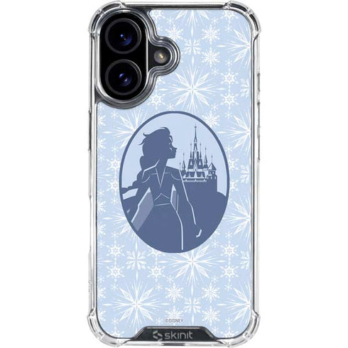 Disney Frozen II Elsa Silhouette iPhone 17 Clear Case