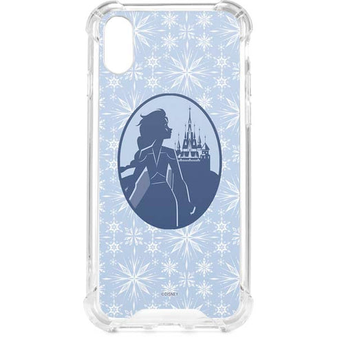 Disney Frozen II Elsa Silhouette iPhone XS Clear Case