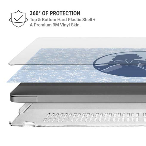 Disney Frozen II Elsa Silhouette MacBook Cases