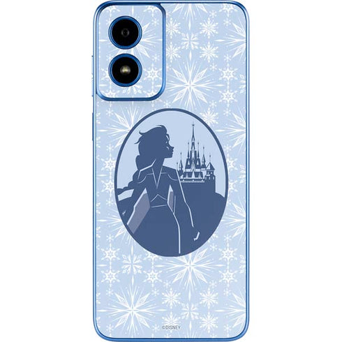 Disney Frozen II Elsa Silhouette Moto G Play 4G (2024) Skin