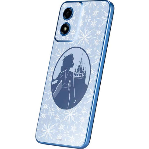 Disney Frozen II Elsa Silhouette Moto G Play 4G (2024) Skin
