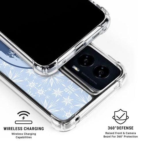 Disney Frozen II Elsa Silhouette Moto G Power 5G (2024) Clear Case