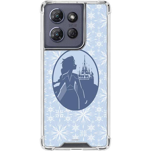 Disney Frozen II Elsa Silhouette Moto G Stylus 5G (2025) Clear Case