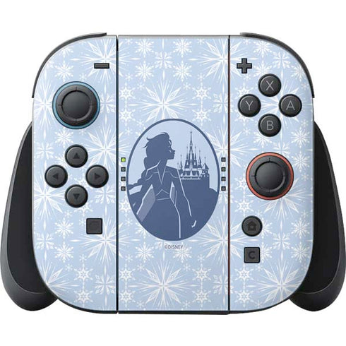 Disney Frozen II Elsa Silhouette Nintendo Switch 2 (2025) Joy-Con Controller Skin