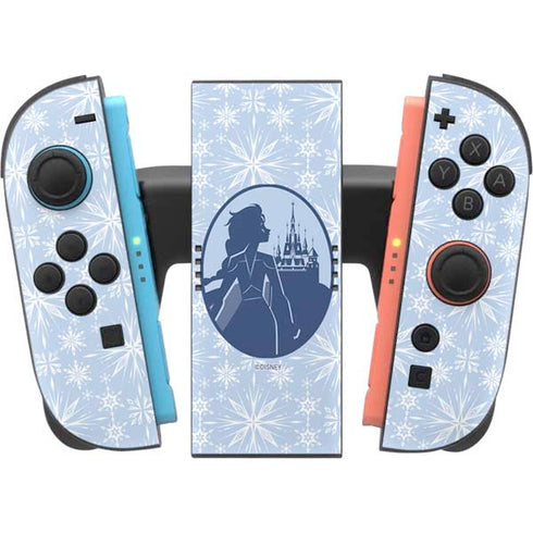 Disney Frozen II Elsa Silhouette Nintendo Switch 2 (2025) Joy-Con Controller Skin