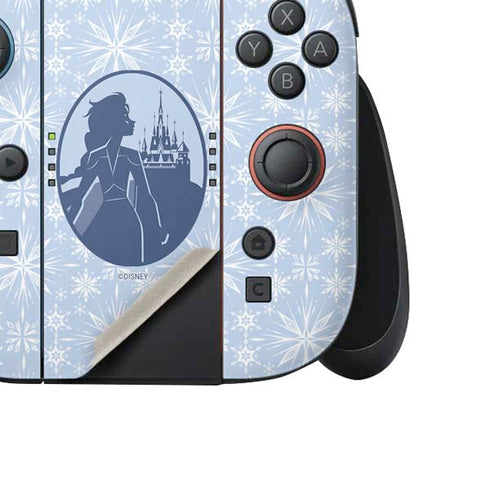 Disney Frozen II Elsa Silhouette Nintendo Switch 2 (2025) Joy-Con Controller Skin