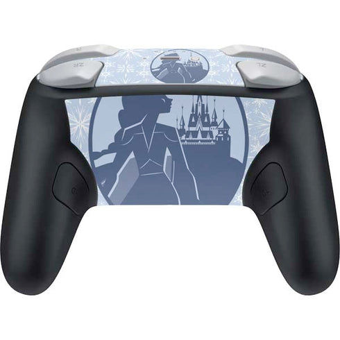 Disney Frozen II Elsa Silhouette Nintendo Switch 2 (2025) Pro Controller Skin