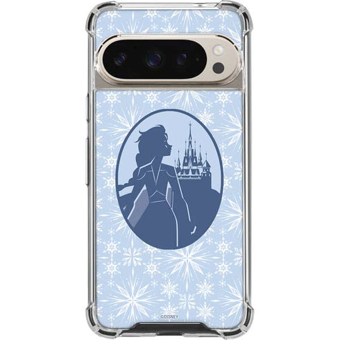 Disney Frozen II Elsa Silhouette Pixel 9 Pro XL Clear Case