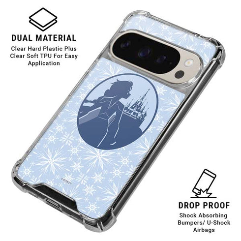 Disney Frozen II Elsa Silhouette Pixel 9 Pro XL Clear Case
