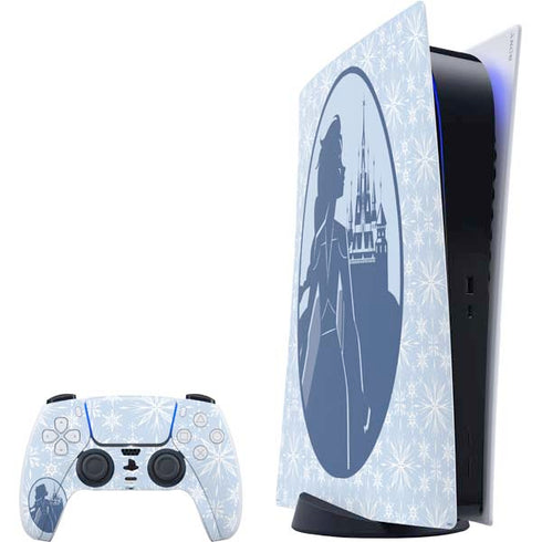 Disney Frozen II Elsa Silhouette PlayStation PS5 Skins