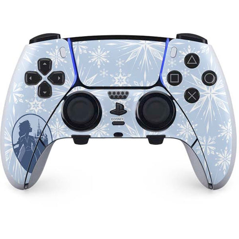 Disney Frozen II Elsa Silhouette PS5 DualSense Edge Pro Controller Skin