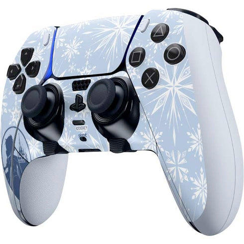 Disney Frozen II Elsa Silhouette PS5 DualSense Edge Pro Controller Skin