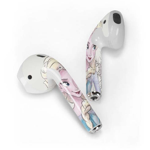 Disney Frozen Elsa Snowflakes Art Apple AirPods Skin