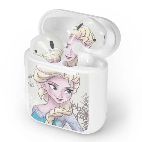 Disney Frozen Elsa Snowflakes Art Apple AirPods Skin