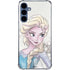 Disney Frozen Elsa Snowflakes Art Galaxy A35 5G Clear Case