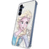 Disney Frozen Elsa Snowflakes Art Galaxy A55 5G Clear Case