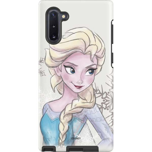 Disney Frozen Elsa Snowflakes Art Galaxy Cases