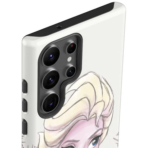 Disney Frozen Elsa Snowflakes Art Galaxy S23 Ultra Pro Case