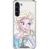 Disney Frozen Elsa Snowflakes Art Galaxy S24 FE Clear Case