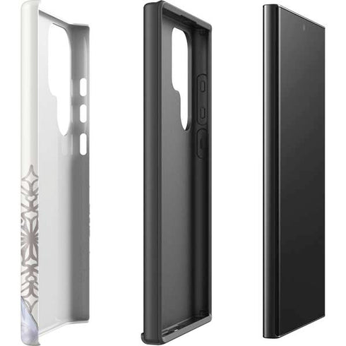 Disney Frozen Elsa Snowflakes Art Galaxy S25 Ultra Impact Case