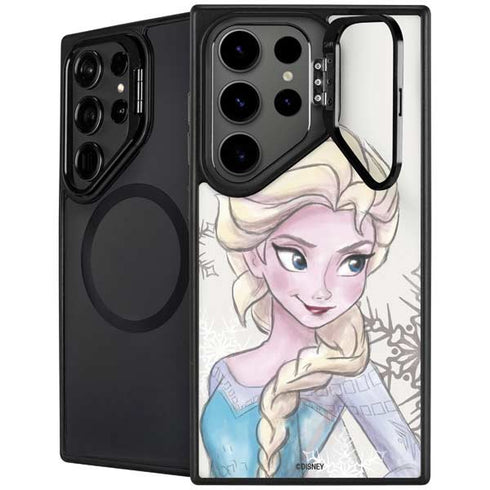 Disney Frozen Elsa Snowflakes Art Galaxy Cases