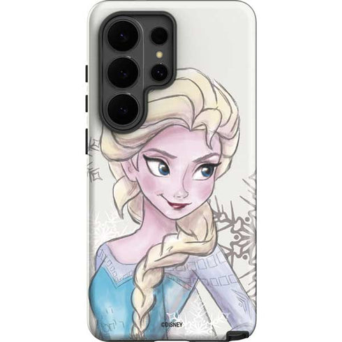 Disney Frozen Elsa Snowflakes Art Galaxy S26 Ultra Impact Case