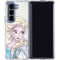 Disney Frozen Elsa Snowflakes Art Galaxy Z Fold5 5G Clear Case