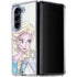 Disney Frozen Elsa Snowflakes Art Galaxy Z Fold5 5G Clear Case