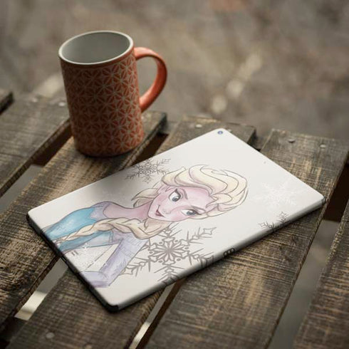 Disney Frozen Elsa Snowflakes Art iPad Skins