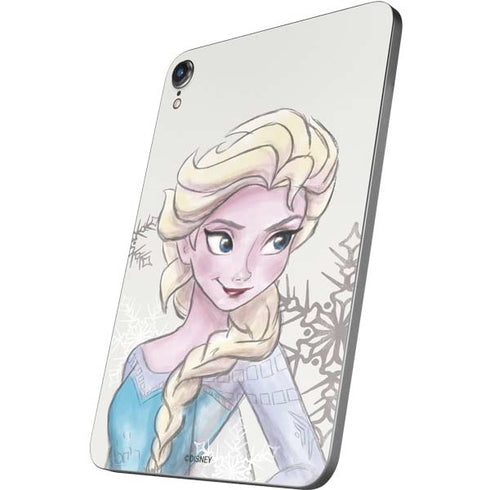 Disney Frozen Elsa Snowflakes Art Apple iPad Mini Skin