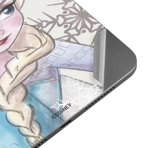Disney Frozen Elsa Snowflakes Art Apple iPad Mini Skin