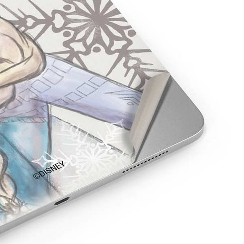 Disney Frozen Elsa Snowflakes Art iPad Pro 13in M4 (2024) Skin