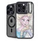 Disney Frozen Elsa Snowflakes Art iPhone 14 Pro Kickstand Case
