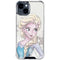 Disney Frozen Elsa Snowflakes Art iPhone 15 Clear Case