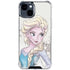 Disney Frozen Elsa Snowflakes Art iPhone 15 Clear Case