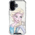 Disney Frozen Elsa Snowflakes Art iPhone 16 Plus Clear Case