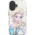 Disney Frozen Elsa Snowflakes Art iPhone 16 Plus Impact Case